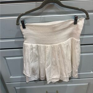 Chelsea & Violet Cream A-Line Skirt